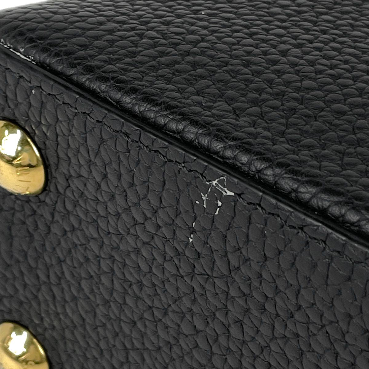 Louis Vuitton Capucines BB 2-Way Handbag Taurillon Black — view 7