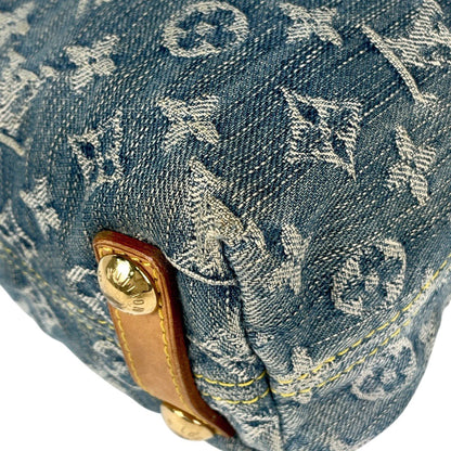 Louis Vuitton PM Shoulder Bag Monogram Denim Blue — view 6
