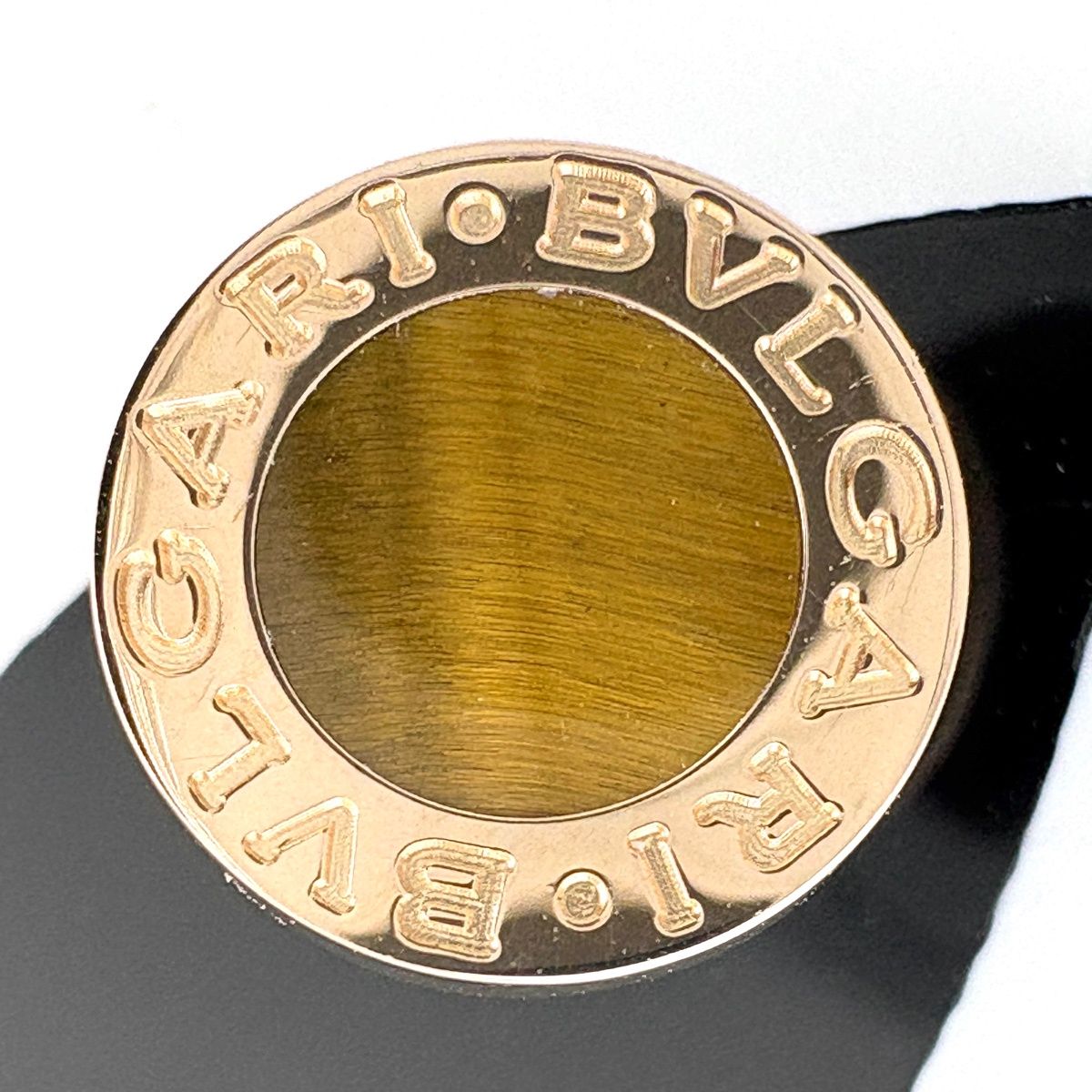 Bvlgari Earrings PG Pink Gold 750 Tiger Eye — view 2