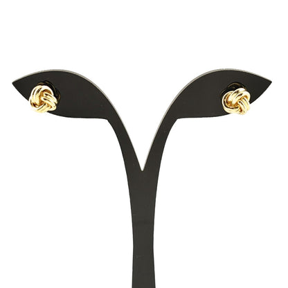 Tiffany & Co Twist Knot Earrings YG Yellow Gold