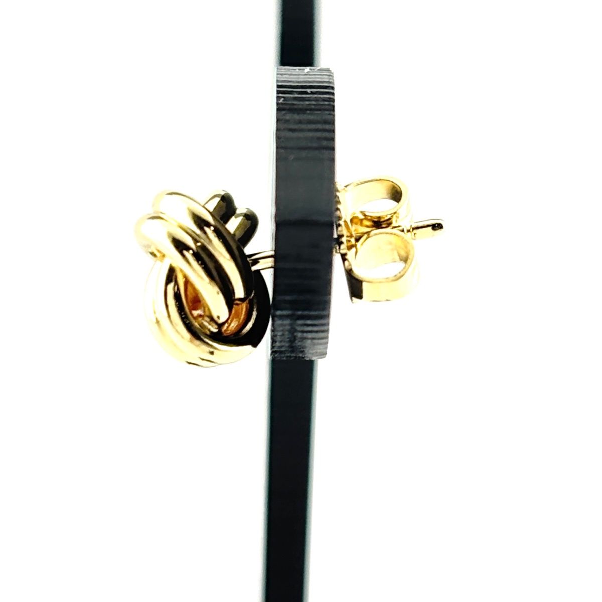 Tiffany & Co Twist Knot Earrings YG Yellow Gold — view 2