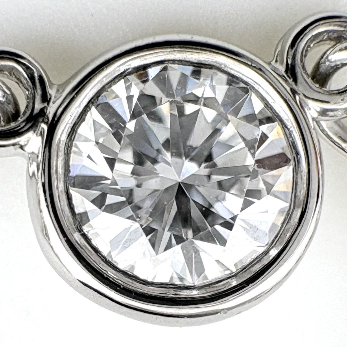 Tiffany & Co by the Yard Necklace Platinum Pendant Diamond Elsa Peretti — view 2