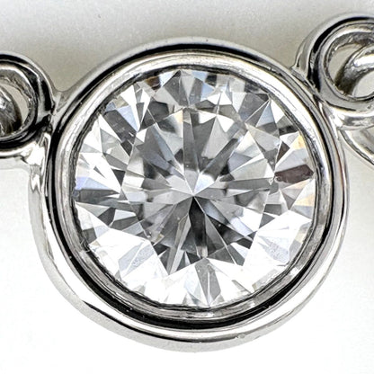 Tiffany & Co by the Yard Necklace Platinum Pendant Diamond Elsa Peretti — view 2