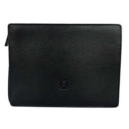 Loewe Second Bag Black Leather