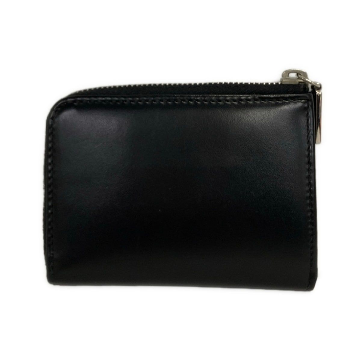 Dolce & Gabbana Coin Case Black L-shaped Zipper Leather — view 2