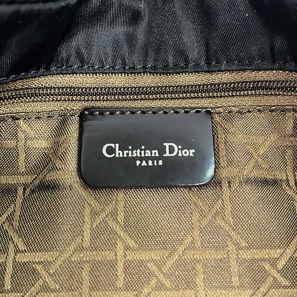 Dior Shoulder Bag Maris Pearl Black Leather — view 9