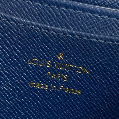 Louis Vuitton Coin Case Monogram Jacquard Denim Zippy Purse Marine — view 4