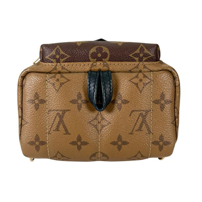 Louis Vuitton Monogram Reverse Mini Palm Springs Backpack Brown — view 5