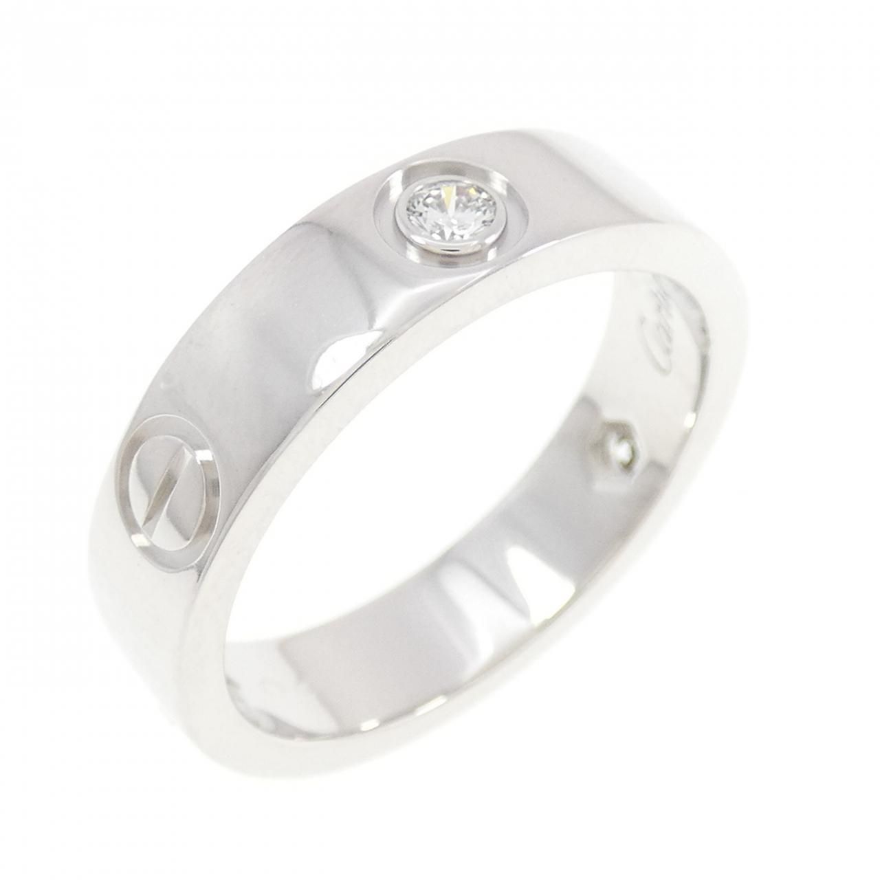 Cartier Love Half Diamond Ring