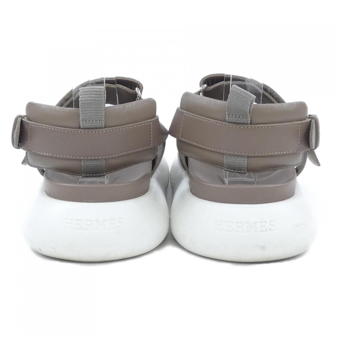Hermes Aquiper Sandals Brown — view 5
