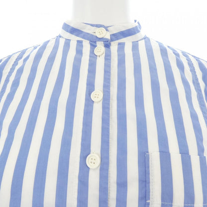 Celine Shirt White Blue Striped — view 5