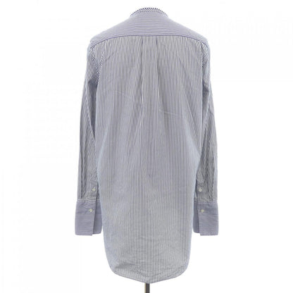 Celine Shirt White Blue Striped — view 2