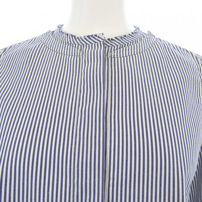 Celine Shirt White Blue Striped — view 5