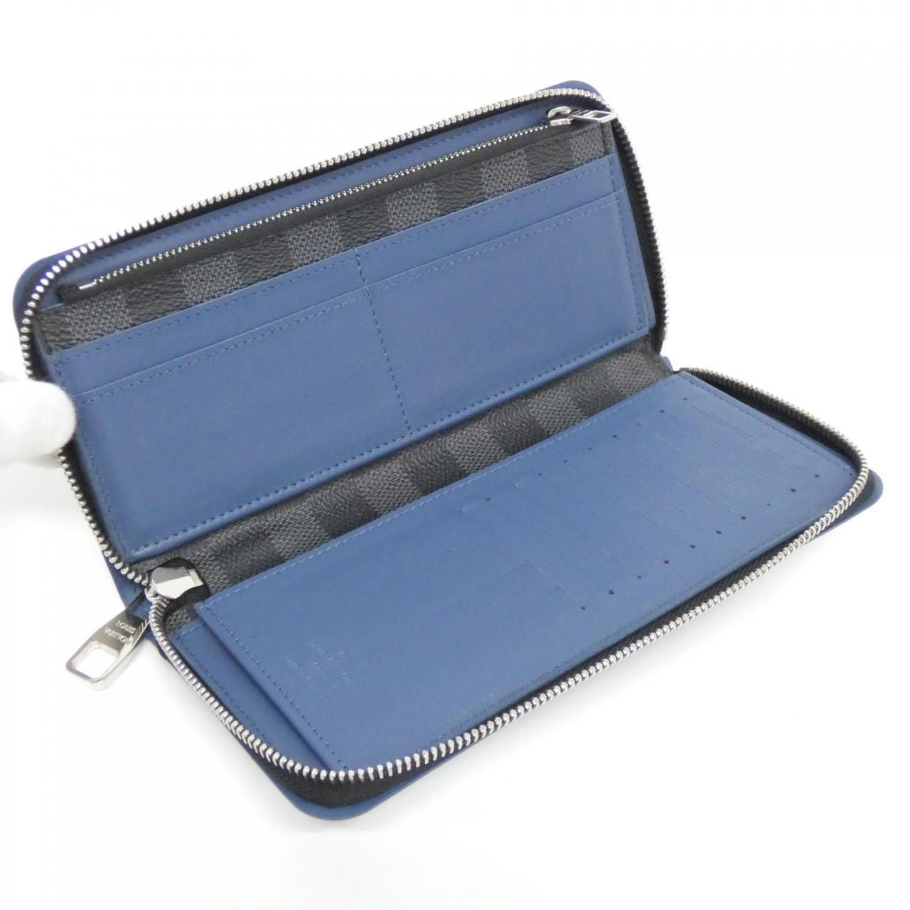 Louis Vuitton Damier Graphite Zippy Wallet Vertical — view 5