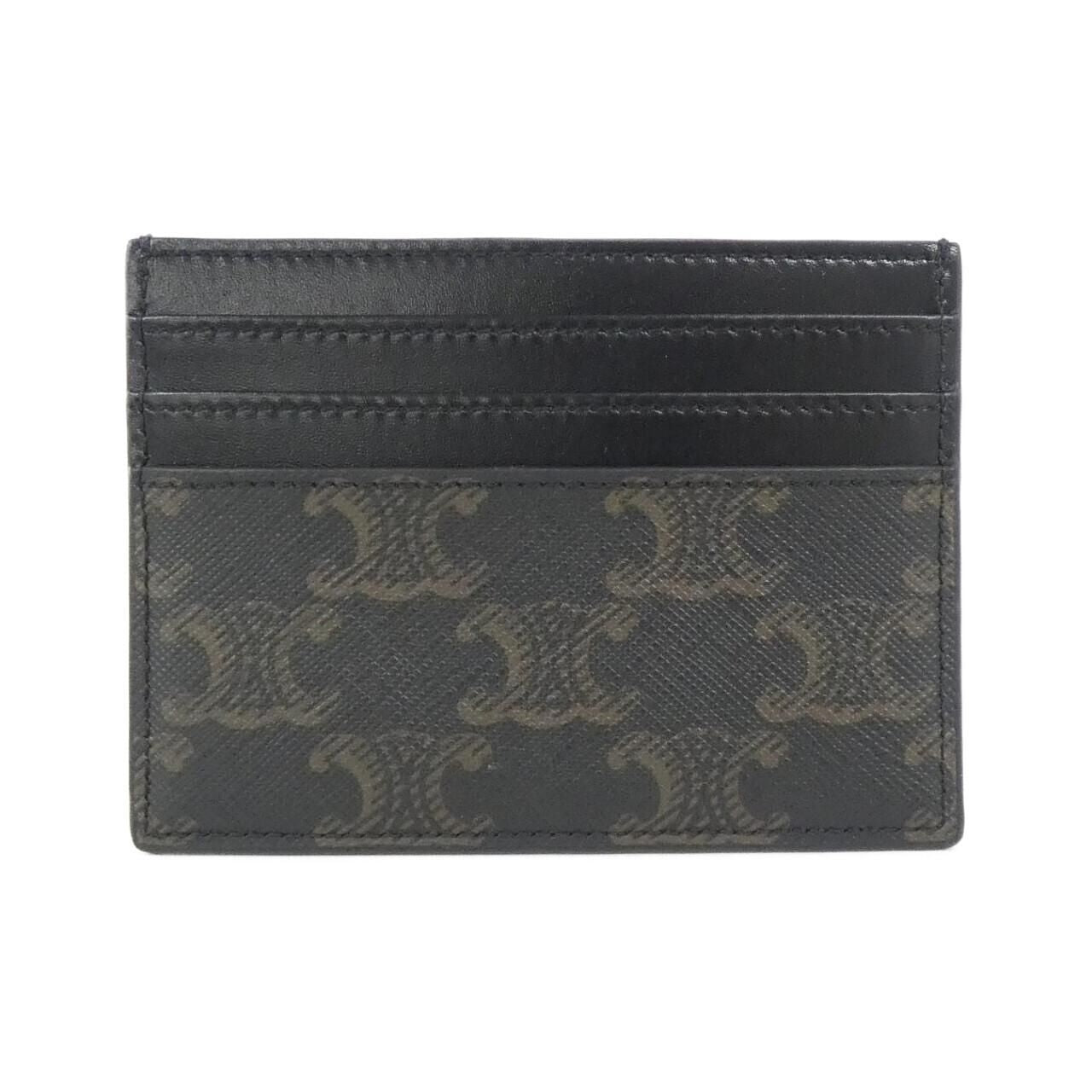 Celine Card Case Card Holders Black — view 2