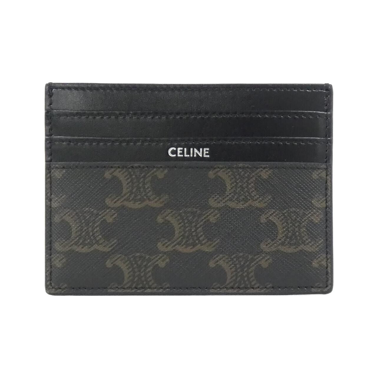 Celine Card Case Card Holders Black