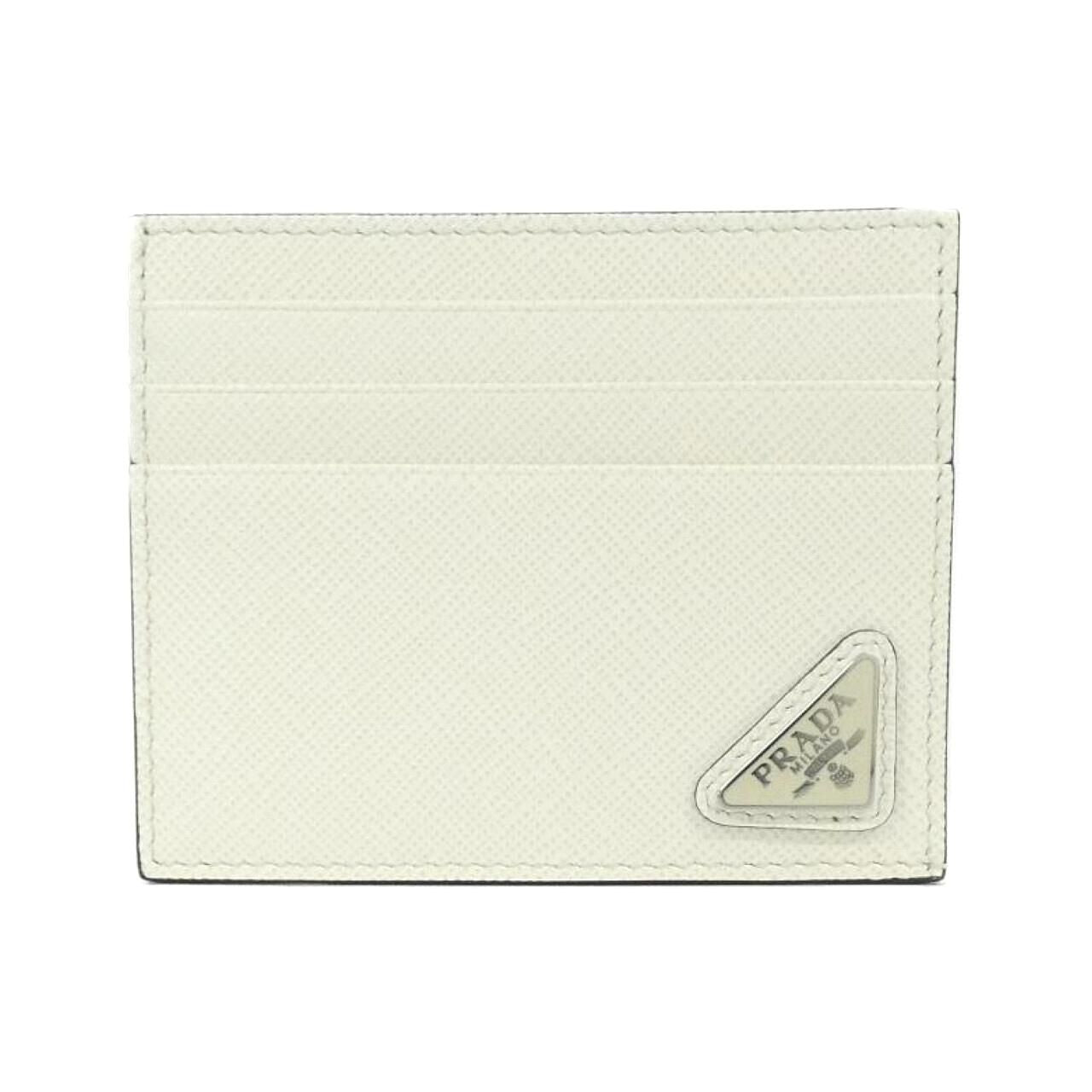 Prada Card Case Card Holders White