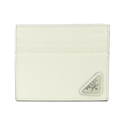 Prada Card Case Card Holders White