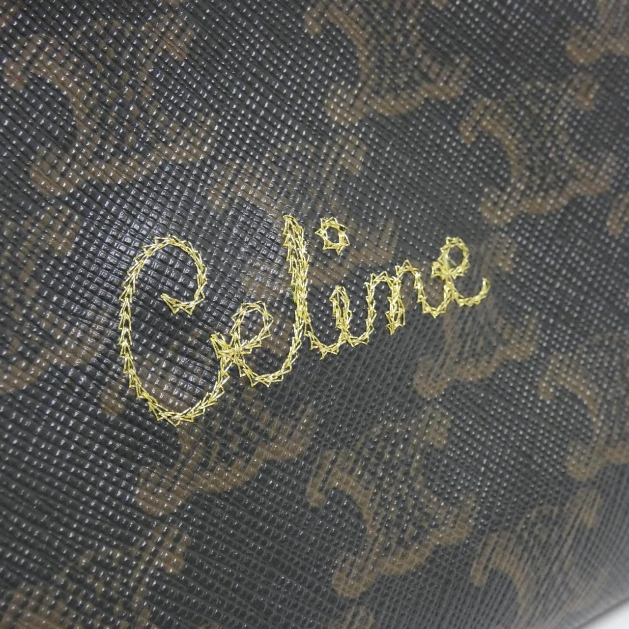 Celine Chain Clutch Tan — view 4