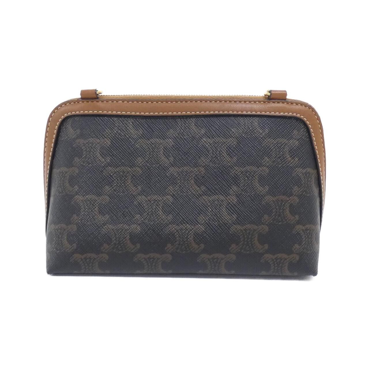Celine Chain Clutch Tan — view 2