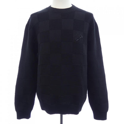 Louis Vuitton Damier Stitch Crew Neck Knit Sweater
