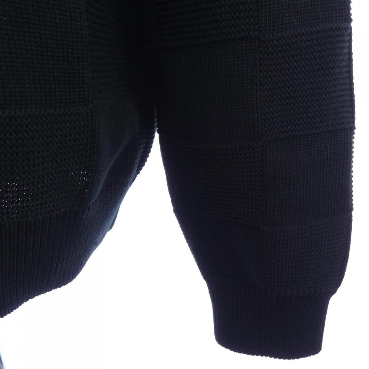 Louis Vuitton Damier Stitch Crew Neck Knit Sweater — view 6