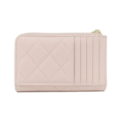 Chanel Card Case Card Holders Pink — view 2
