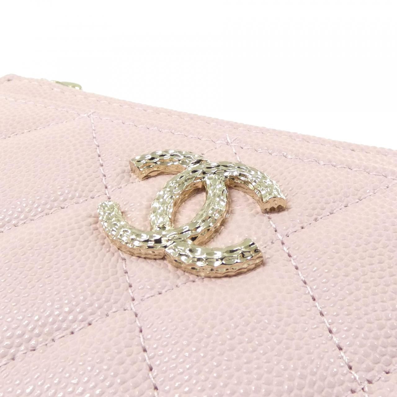 Chanel Card Case Card Holders Pink — view 3