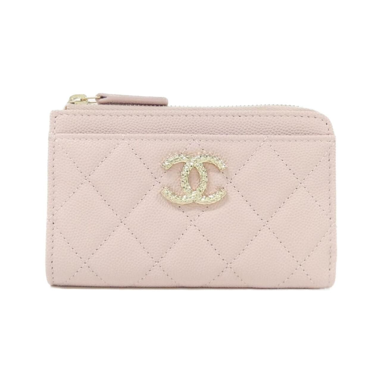 Chanel Card Case Card Holders Pink