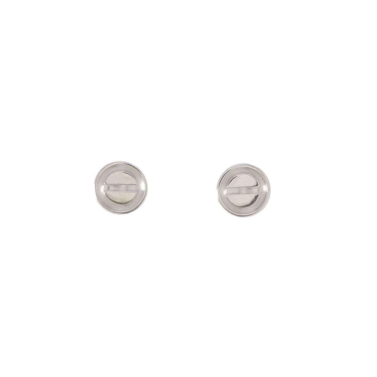 Cartier Love Earrings White Gold