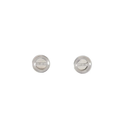 Cartier Love Earrings White Gold