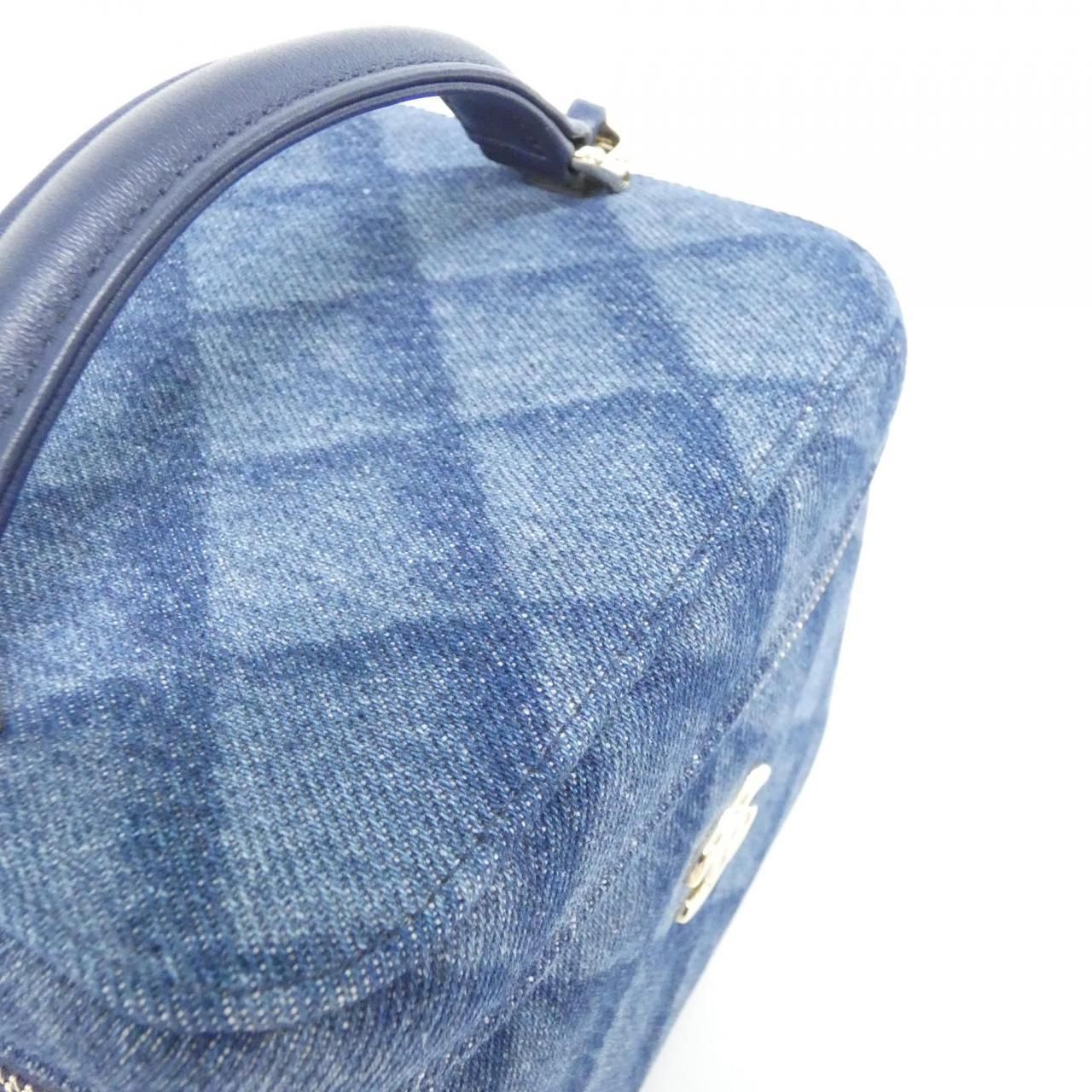 Chanel Bag Handbag Blue — view 4