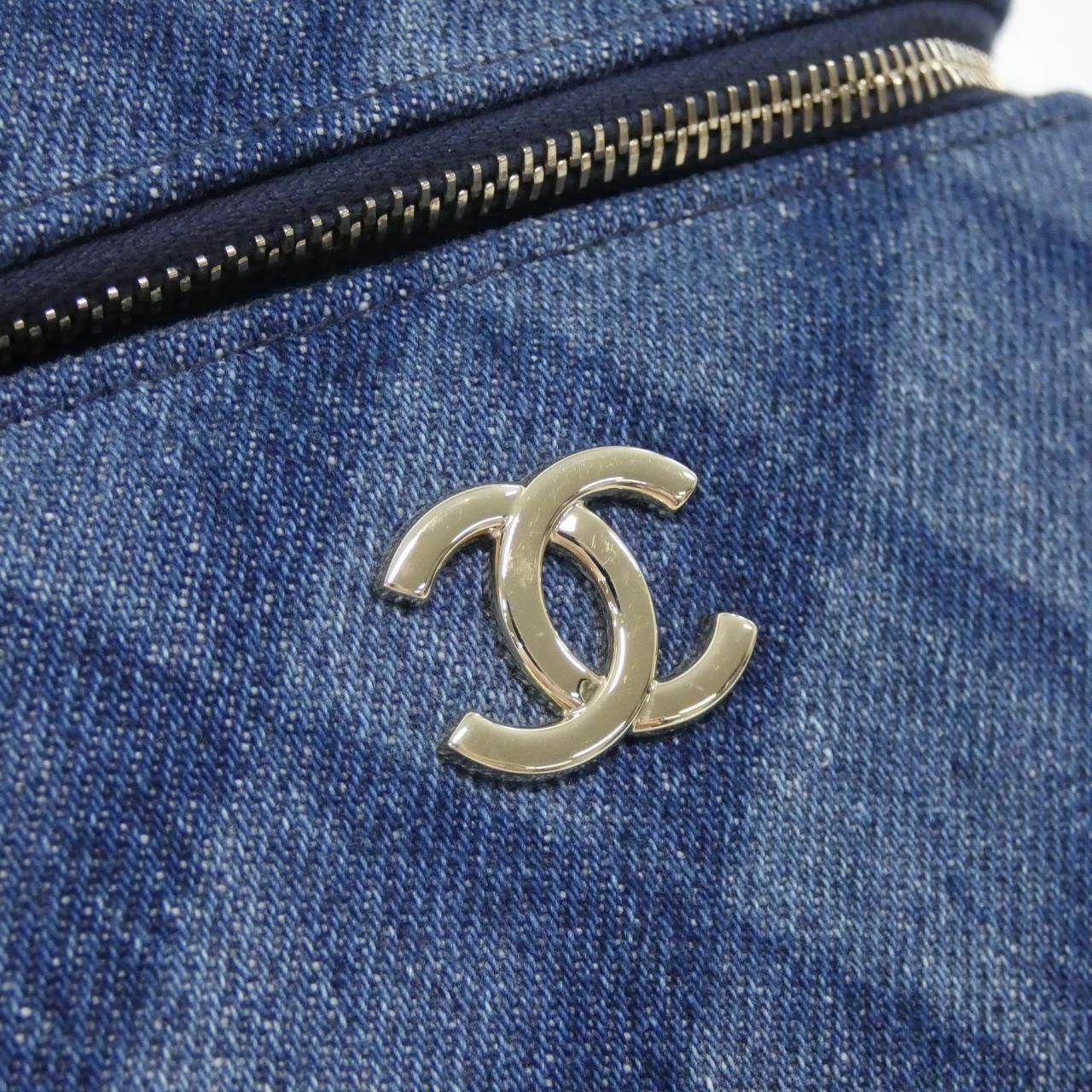 Chanel Bag Handbag Blue — view 5