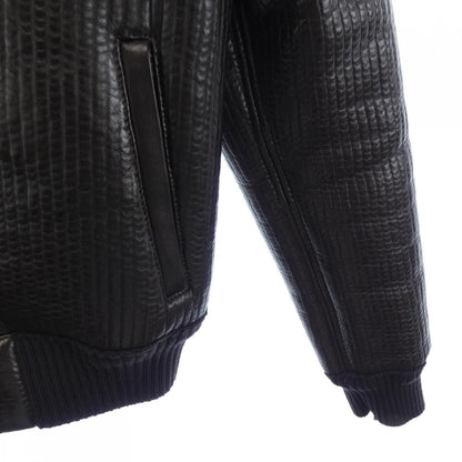 Fendi Leather Jacket Brown — view 6