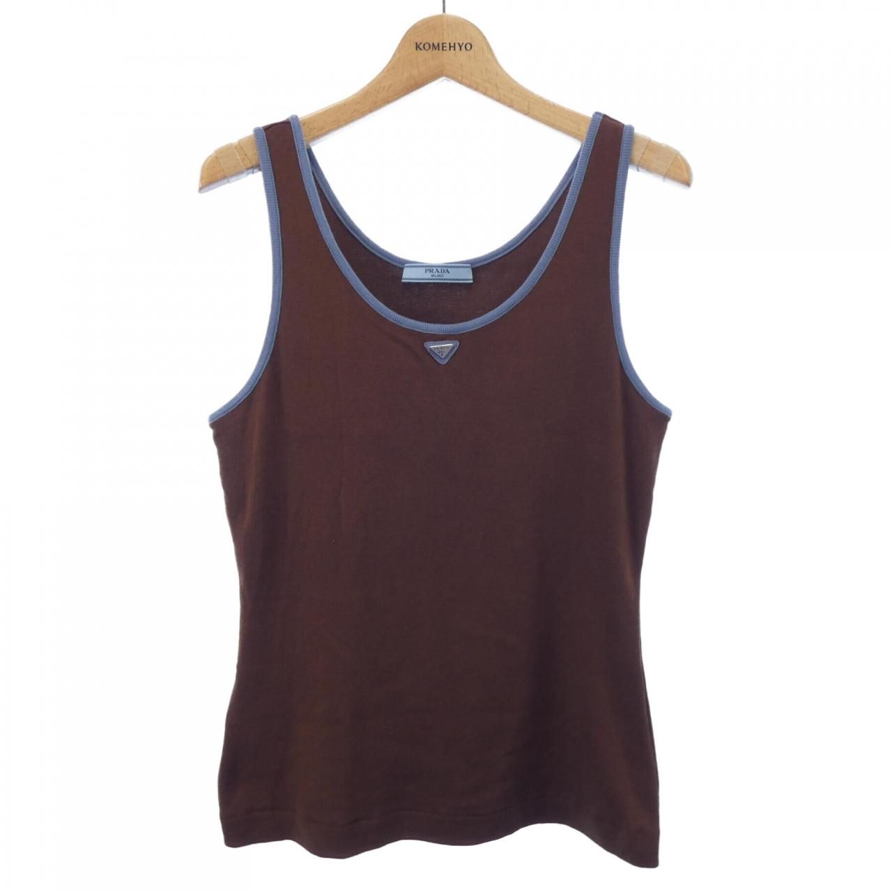 Prada Triangle Logo Tank Top