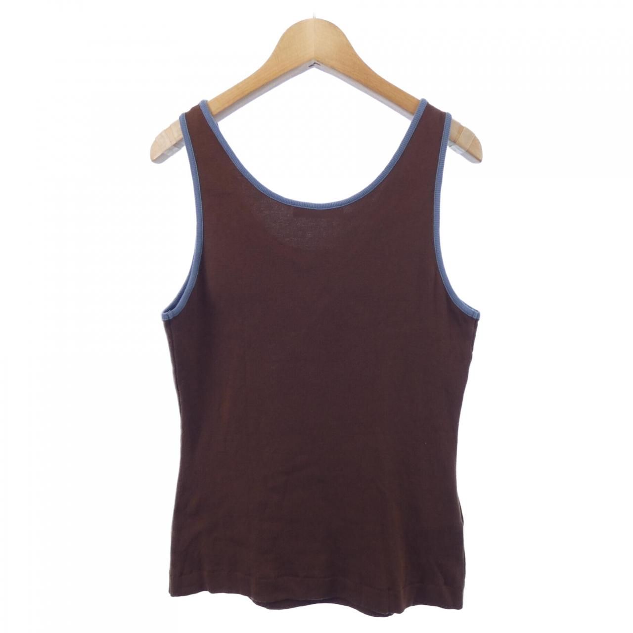 Prada Triangle Logo Tank Top — view 2