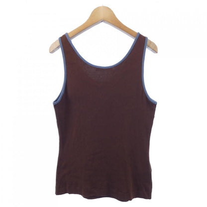 Prada Triangle Logo Tank Top — view 2