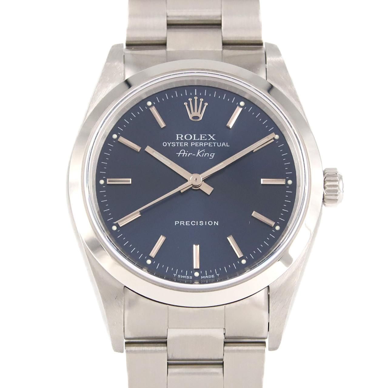 Rolex Air King SS Automatic Winding a Number Watch