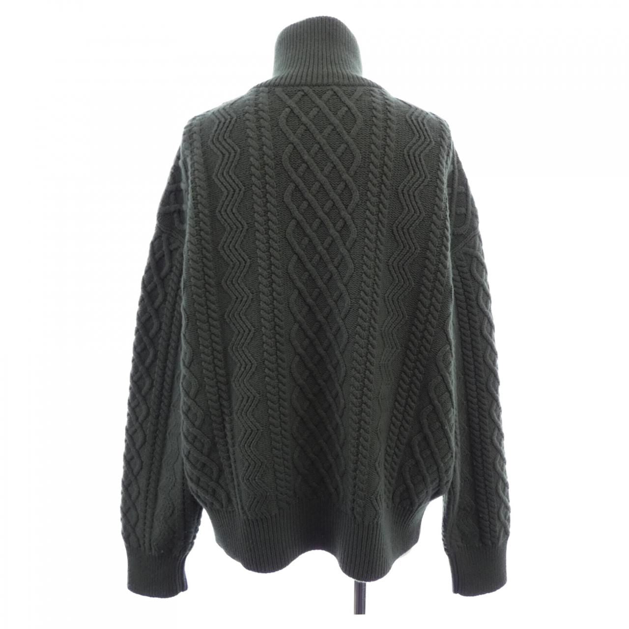 Loewe Knit Sweater Khaki — view 2