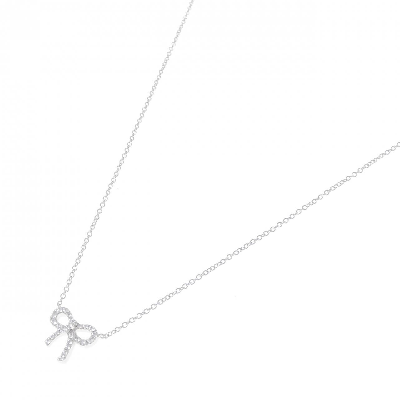Tiffany & Co Metro Bow Mini Necklace — view 2