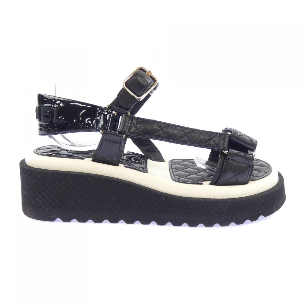 Chanel Sandals Black