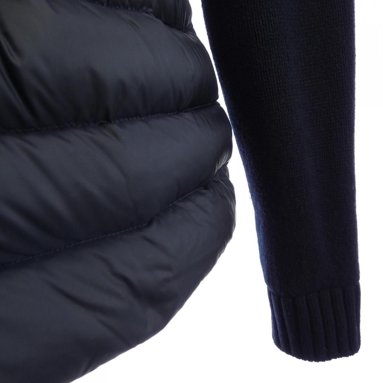 Moncler Down Jacket Navy — view 7