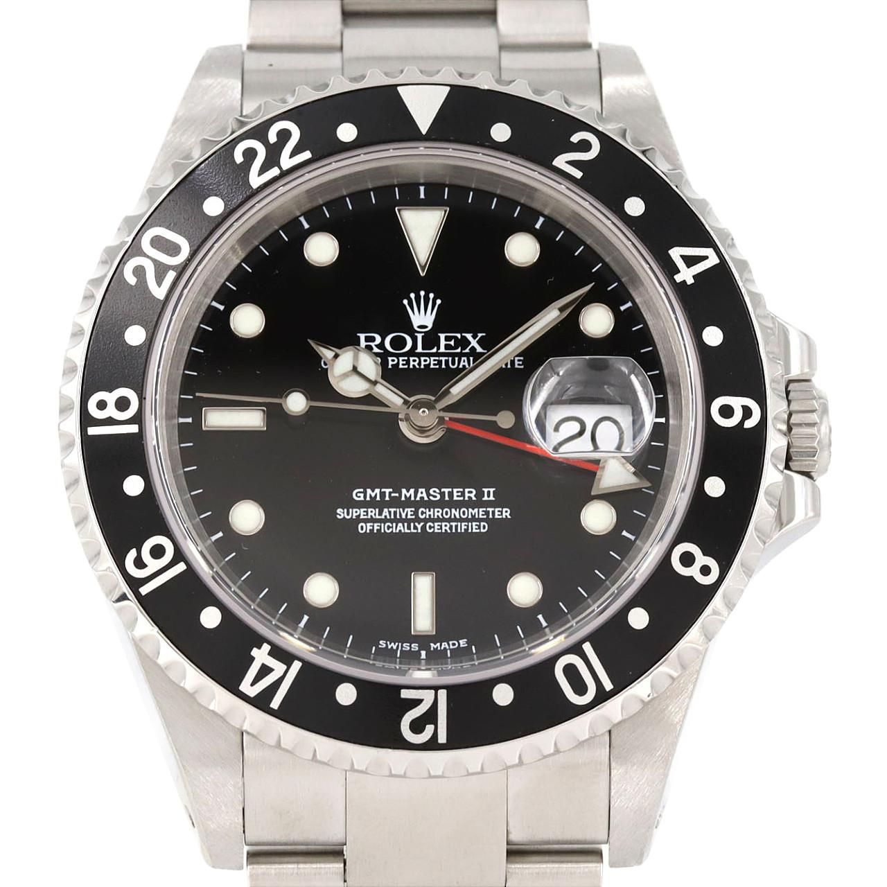 Rolex GMT Master II SS Automatic Winding Number Watch