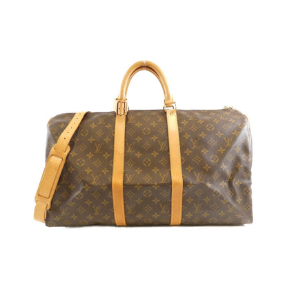 Louis Vuitton Monogram Keepall Bandouliere 50 cm Boston Bag