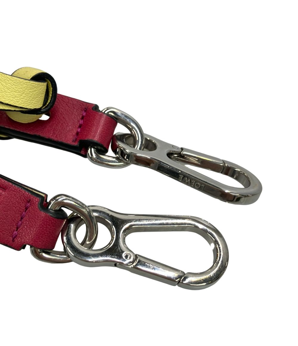 Loewe Shoulder Strap Bag Straps Burgundy — view 5
