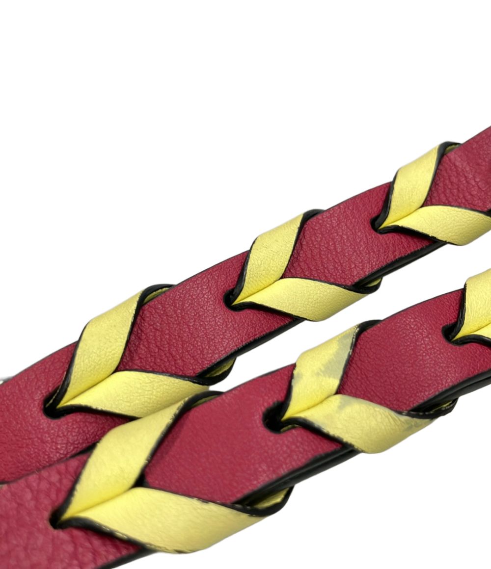 Loewe Shoulder Strap Bag Straps Burgundy — view 4