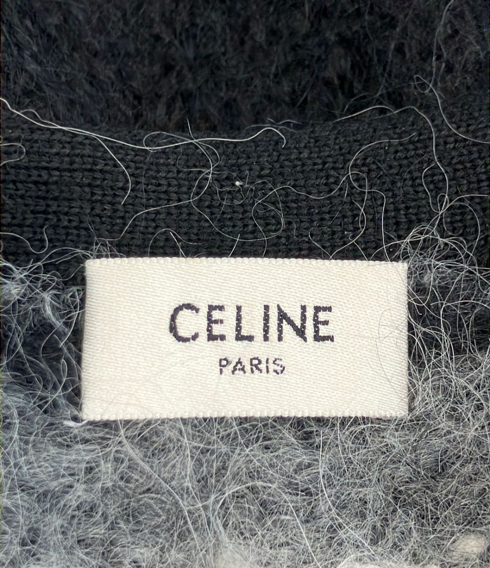 Celine Alpaca Wool Fair Isle Knit Cardigan — view 3
