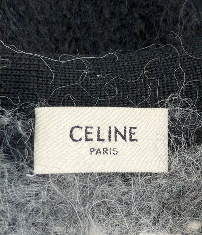 Celine Alpaca Wool Fair Isle Knit Cardigan — view 3