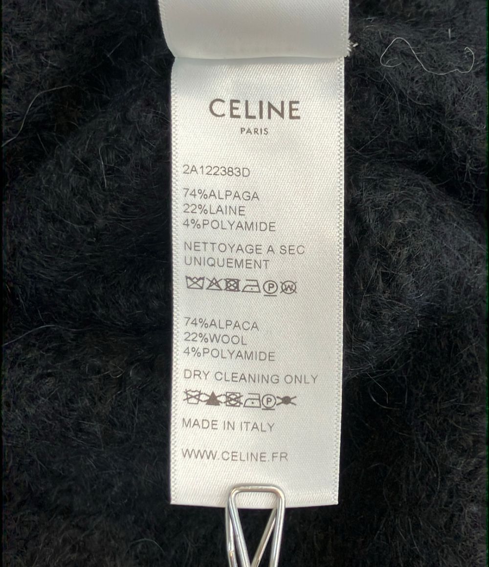 Celine Alpaca Wool Fair Isle Knit Cardigan — view 5