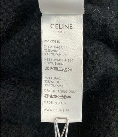 Celine Alpaca Wool Fair Isle Knit Cardigan — view 5